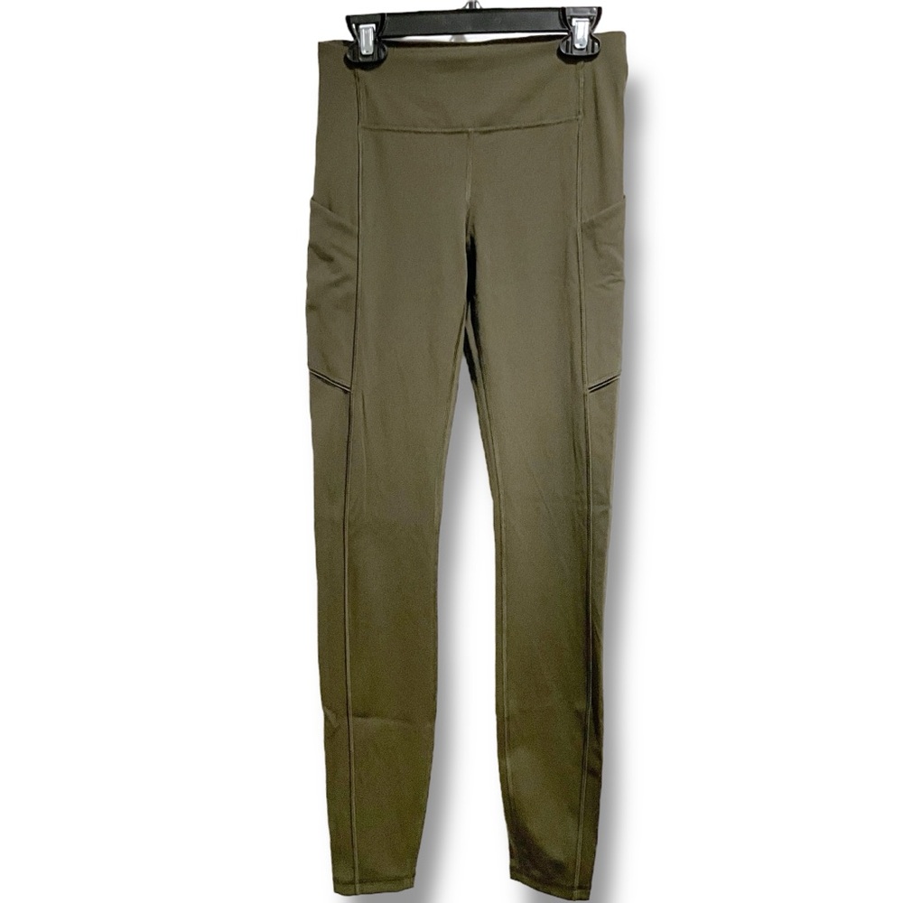 LULULEMON Speed Up Tight Women’s Size 4 Dark Olive Pockets